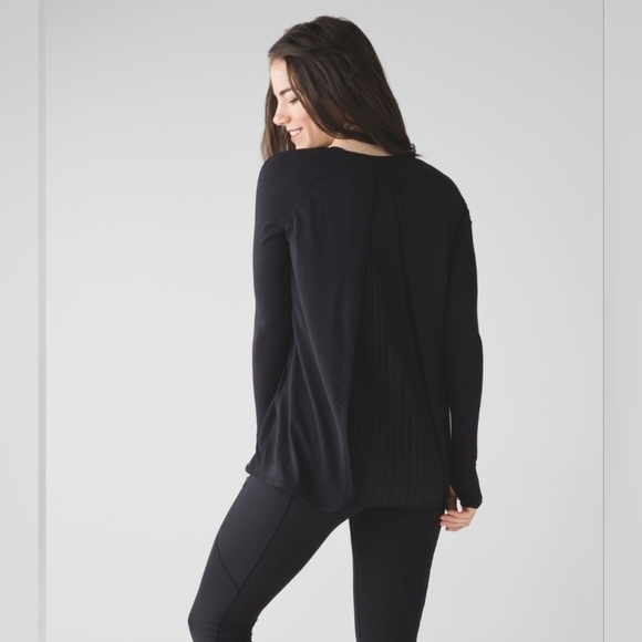 Lululemon Making Moves Long Sleeve Top In Black Size 6 - Picture 6 of 15
